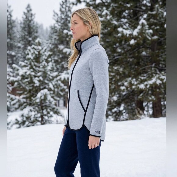 The North Face Jackets & Blazers - THE NORTH FACE Women's Jacket Zipper Front Grey Black Size XS